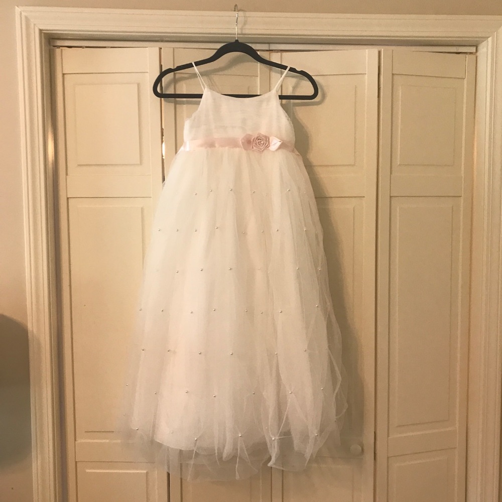 David’s bridal flower girl wedding dress